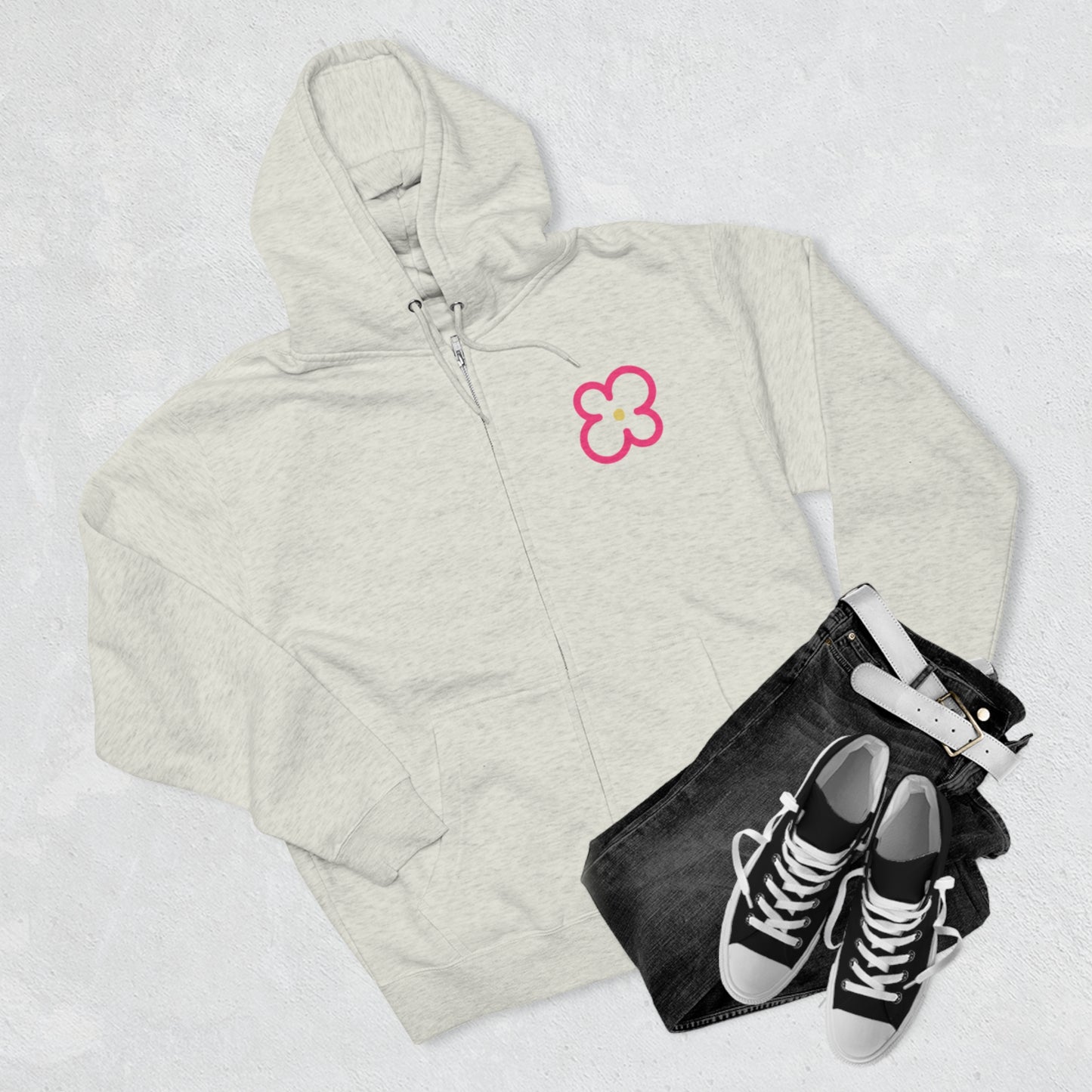 Got Flowers-Full Zip Hoodie