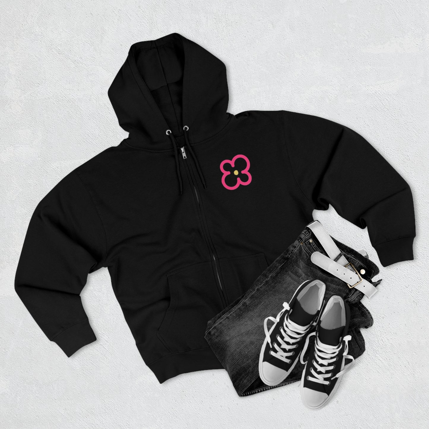 Got Flowers-Full Zip Hoodie